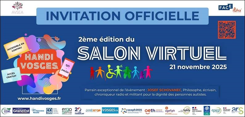 4 . Invitation Salon Virtuel Handivosges 21.11.2025