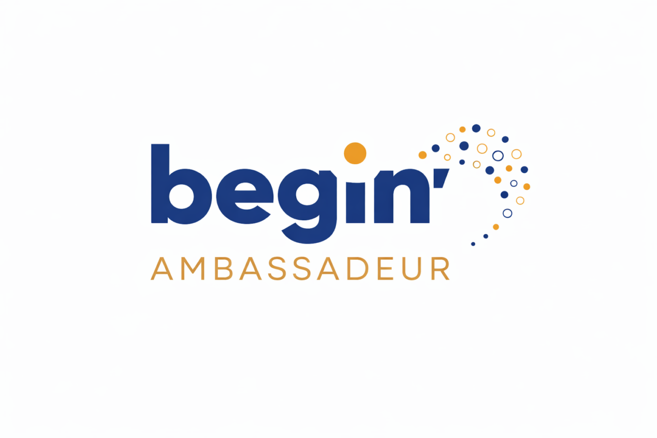 Logo BEGiN AMBASSADEUR FOND BLANC