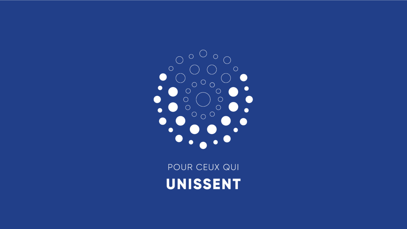 UNISSENT LABEL FULL WHITE BLUE BACKGROUND